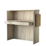 Hanah Home Mesa de Recepción con Iluminación LED Travertino y Nogal